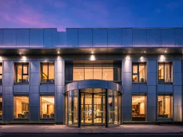 Hospitality hotel aluminum facade